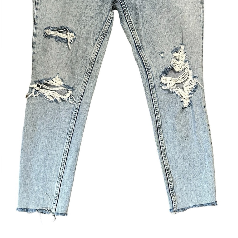 Rag & Bone Mid-Rise Ankle Cigarette Madison with Holes Distressed Jeans Sz 28 - Picture 3 of 7